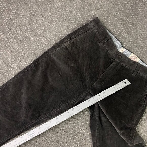 Fat Face Corduroy Pants Chinos Men's 32 R Measures 34 x 30 Slate Gray Cotton - Picture 10 of 11